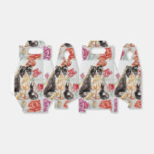 Tuxedo Kat Leuke Rozen Bloemen Katten Meisjes Roos Bedankdoosjes (Uitgevouwen)