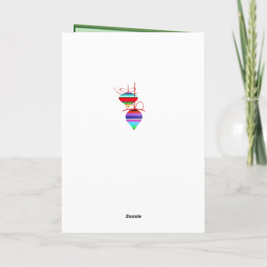 Tuxedo-Kat met kerstmis Feestdagen Kaart (Achterkant)