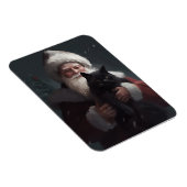 Tuxedo Kat Met Sinterklaas Feestelijke Kerstmis Magneet (Rechterzijde)
