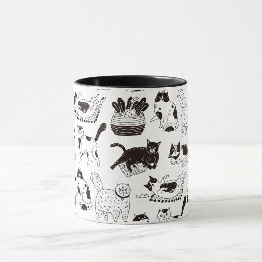 Tuxedo Kat Mok Cup (Midden)