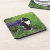 Tuxedo kat onderzetter (Linkerzijde)
