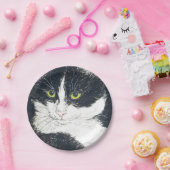 Tuxedo-kat Papieren Bordje (Feest)