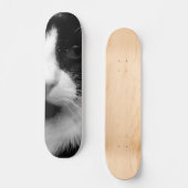 Tuxedo Kat Persoonlijk Skateboard (Voorkant)
