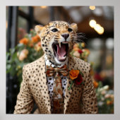 Tuxedo Kat Roar Cheetah Print Suit (Voorkant)