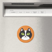 Tuxedo kat ronde magneet (Insitu (Vaatwasser))