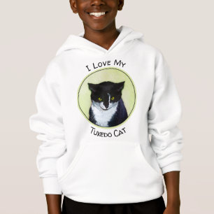 Tuxedo Kat Schilderij - Mooie Originele Katten Kun