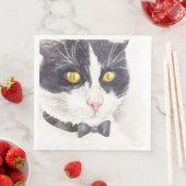 Tuxedo-kat Servet (Insitu)