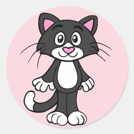 Tuxedo kat stickers (Voorkant)