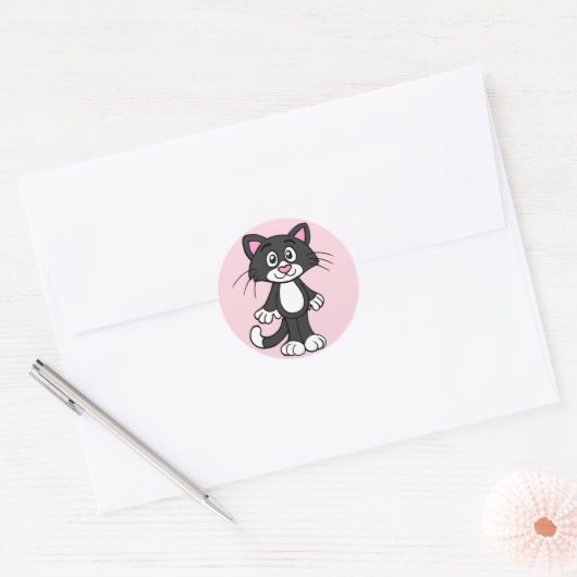 Tuxedo kat stickers (Envelop)
