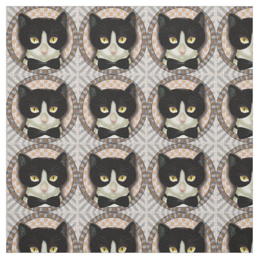 Tuxedo Kat Stof (Swatch)