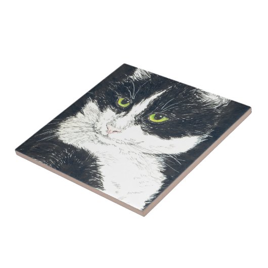 Tuxedo-kat Tegeltje (Zijkant)