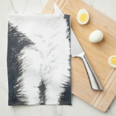 Tuxedo-kat Theedoek (Quarter Fold)