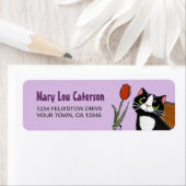 Tuxedo kat & tulp | Label retouradres (Insitu)