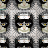 Tuxedo Kat Verpleegster Stof (Delen)