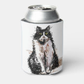 Tuxedo Kat Zwart-wit Katten Koelbox Blikjeskoeler (Blikje Achterkant)