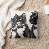 Tuxedo Katten in bowties Kussen (Deken)