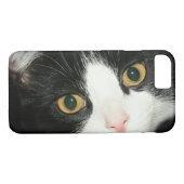 Tuxedo-kattengezicht Case-Mate iPhone Case (Achterkant (Horizontaal))