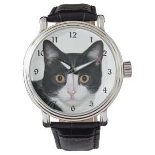 Tuxedo kattengezicht horloge