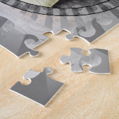 Tuxedo kattenverpleegkundige legpuzzel (Zijkant)