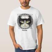 Tuxedo kattenverpleegkundige t-shirt (Voorkant)