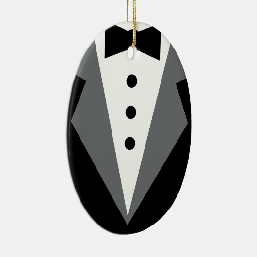 Tuxedo Keramisch Ornament (Rechts)