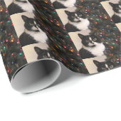 Tuxedo-kerstkat Cadeaupapier (Rol Hoek)