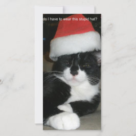 Tuxedo Kerstmis Feestdagenkaart