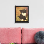 Tuxedo Kitten Canvas Afdruk (Insitu (Woonkamer))