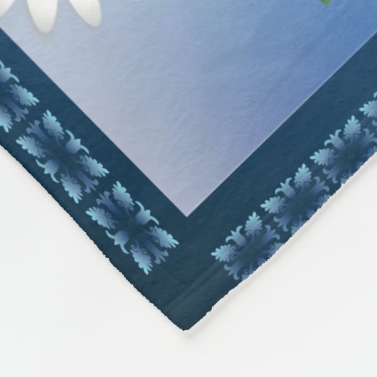 Tuxedo Kitten FaceKitten en Daisy Fleece Deken (Hoek)