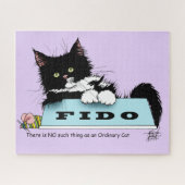 Tuxedo Kitten Hondenkom Legpuzzel (Horizontaal)