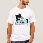 Tuxedo Kitten Hondenkom T-shirt (Voorkant)