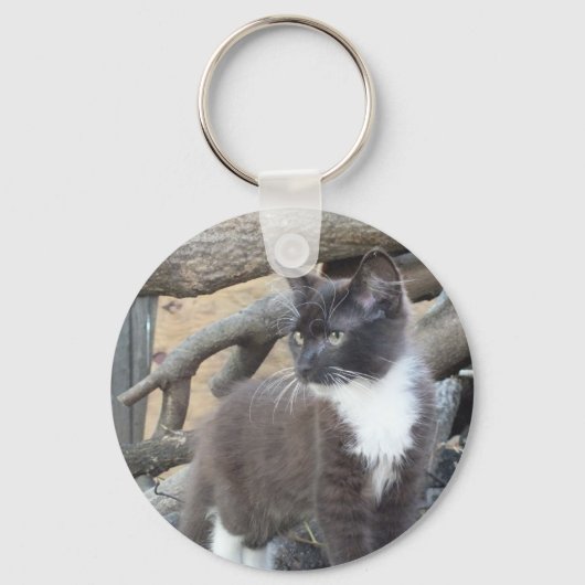 Tuxedo Kitten Sleutelhanger (Voorkant)