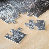 Tuxedo Kitten Tinsel en Lichten Puzzle Legpuzzel (Zijkant)