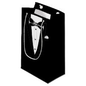 Tuxedo Klein Cadeauzakje (Voorkant Gekanteld)