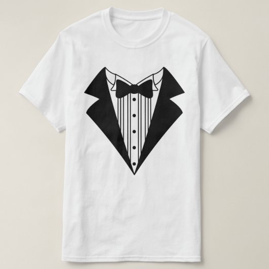 Tuxedo Mannen T-Shirt (Design voorkant)