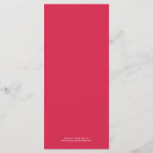 Tuxedo Menu in het klassieke rood (Achterkant)