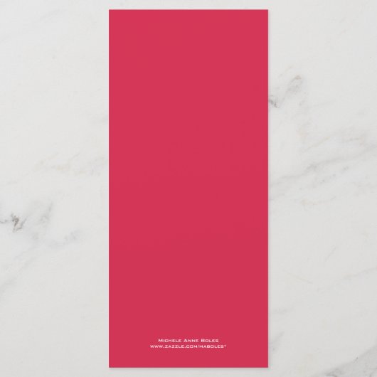 Tuxedo Menu in het klassieke rood (Achterkant)