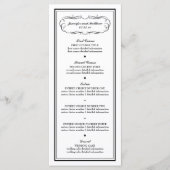 Tuxedo Menu met Zwarte Rand op Wit (Voorkant)