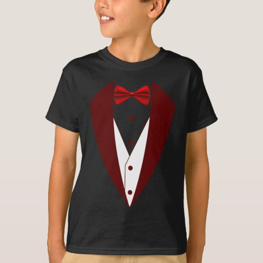 Tuxedo met boog Stropdas Funny - Halloween Groom C T-shirt (Voorkant)