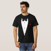 Tuxedo met Bowtie voor bruiloft Nieuwjaar T-shirt (Voorkant volledig)