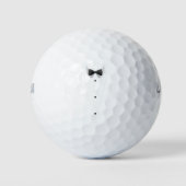 Tuxedo met Bowtie voor bruiloften Golfballen (Voorkant)