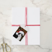 Tuxedo met kerstmis cadeaulabel (Met Touw)