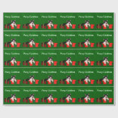 Tuxedo met kerstmis cadeaupapier (Vlak)