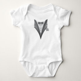 Tuxedo met noveltystof romper