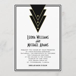 Tuxedo Modern Art Deco Kaart