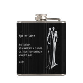 Tuxedo - Monogrammen Heupfles (Achterkant)