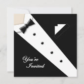 TUXEDO MULTI PURPOSE INVITATIE - KAART (Voorkant)