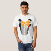 Tuxedo - Oranje Stropdas T-shirt (Voorkant volledig)