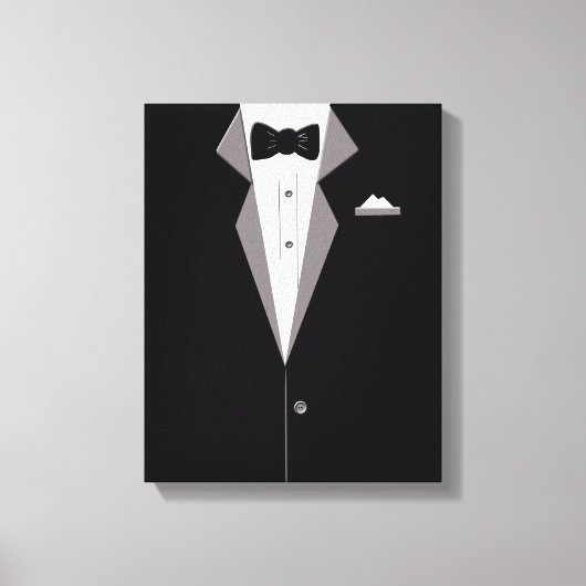 Tuxedo pak Art Canvas Print (Voorkant)