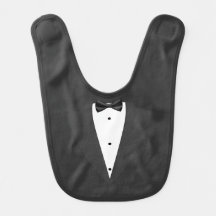 Tuxedo-pak en boeg-stropdas zwart-wit T-shirt